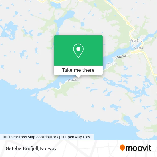 Østebø Brufjell map