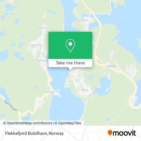 Flekkefjord Bobilhavn map