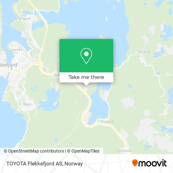 TOYOTA Flekkefjord AS map