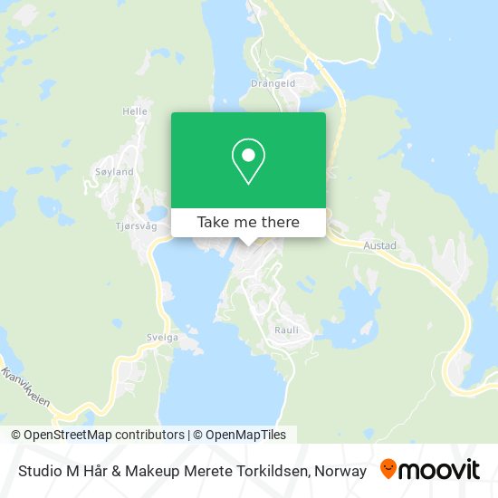 Studio M Hår & Makeup Merete Torkildsen map