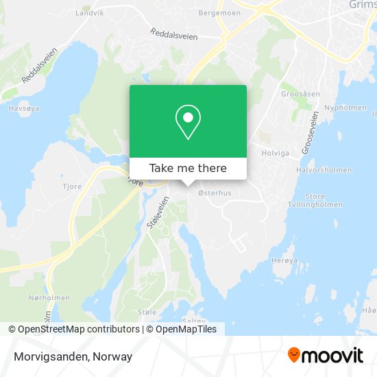 Morvigsanden map