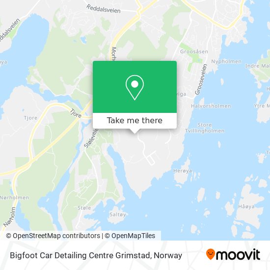 Bigfoot Car Detailing Centre Grimstad map