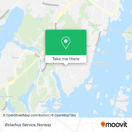 Østerhus Service map