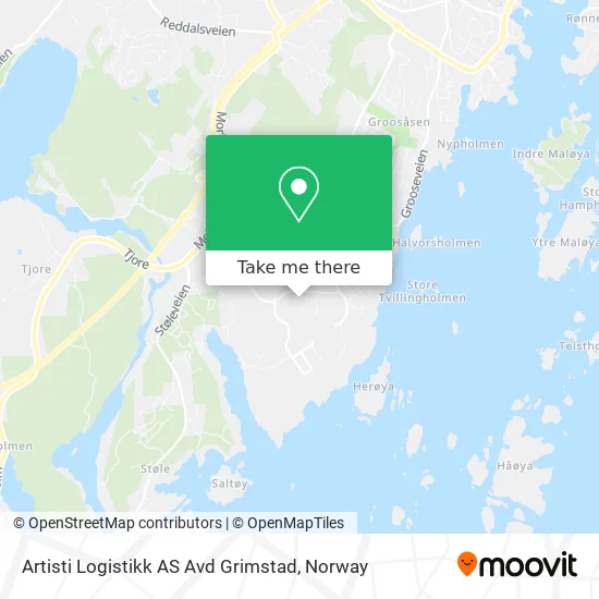 Artisti Logistikk AS Avd Grimstad map