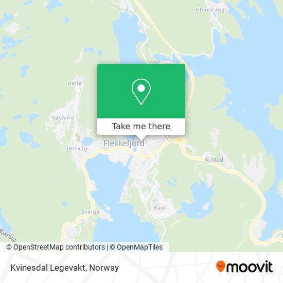 Kvinesdal Legevakt map