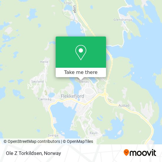 Ole Z Torkildsen map