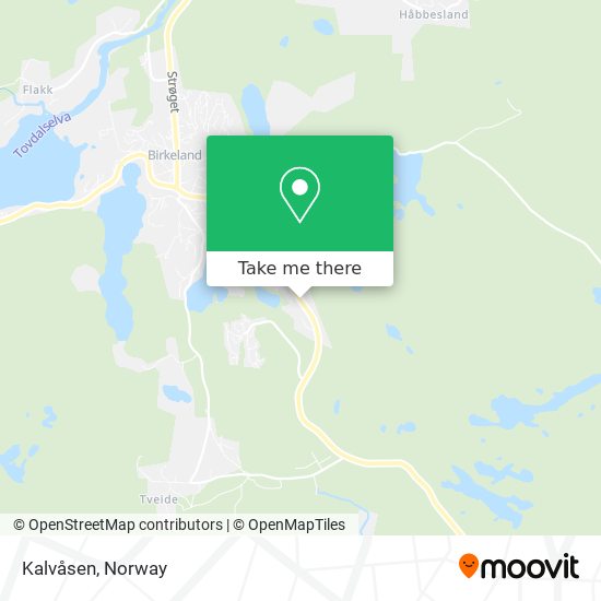 Kalvåsen map