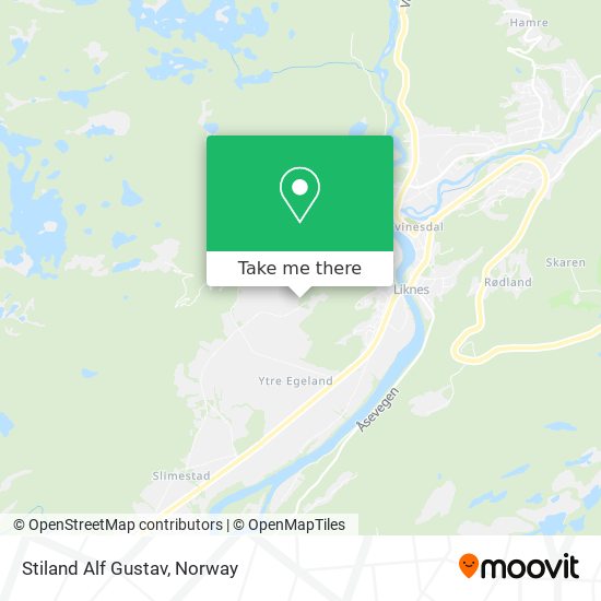 Stiland Alf Gustav map