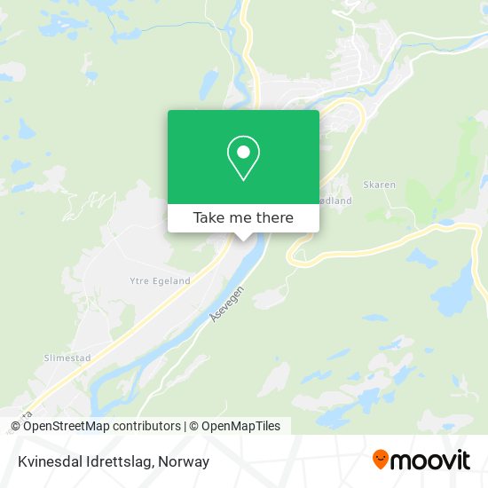 Kvinesdal Idrettslag map