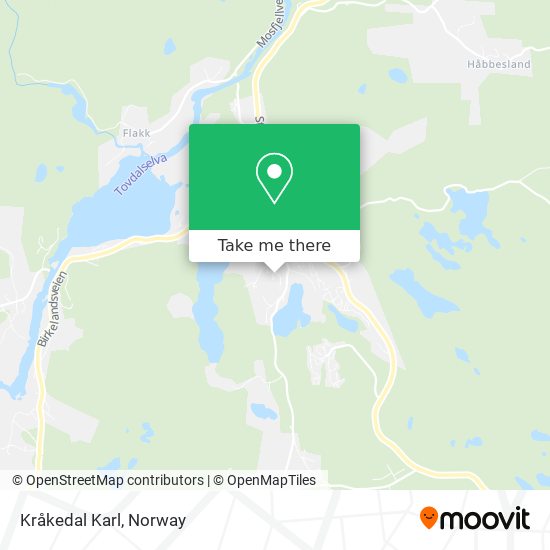 Kråkedal Karl map