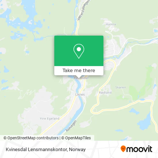 Kvinesdal Lensmannskontor map