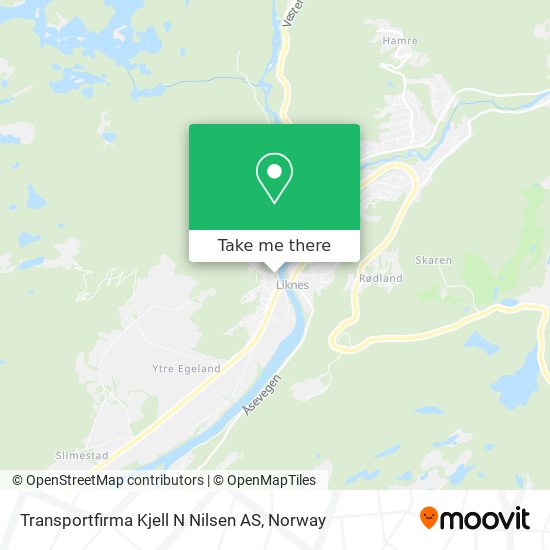 Transportfirma Kjell N Nilsen AS map