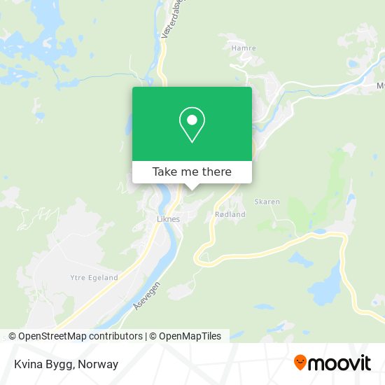 Kvina Bygg map