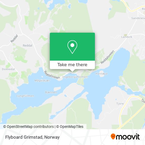 Flyboard Grimstad map