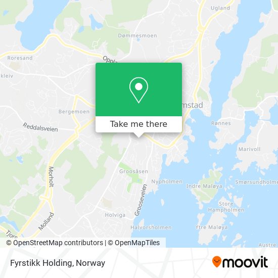 Fyrstikk Holding map