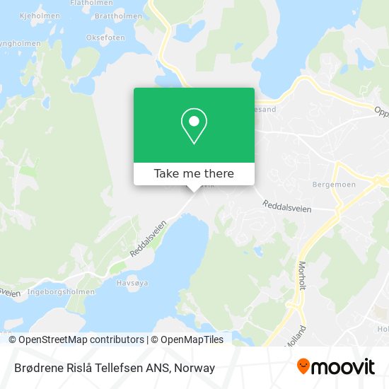 Brødrene Rislå Tellefsen ANS map