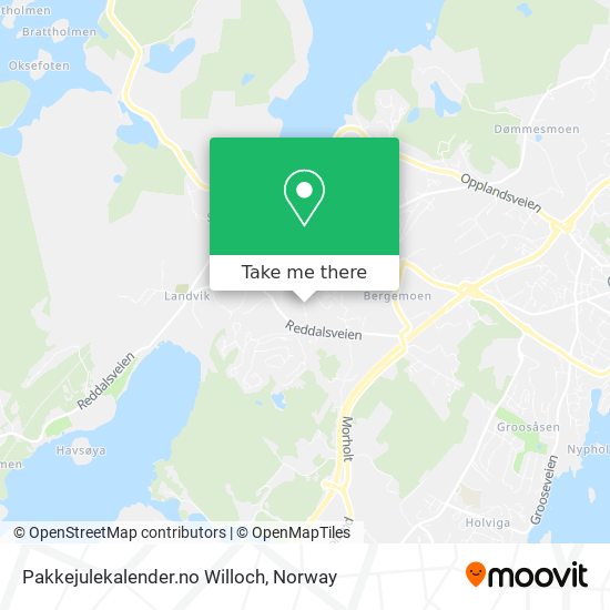 Pakkejulekalender.no Willoch map