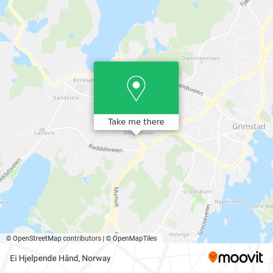 Ei Hjelpende Hånd map