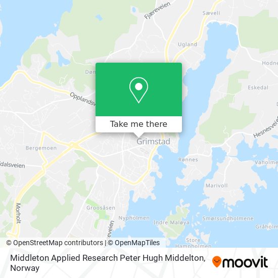 Middleton Applied Research Peter Hugh Middelton map