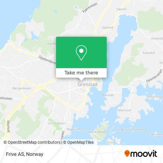 Frive AS map