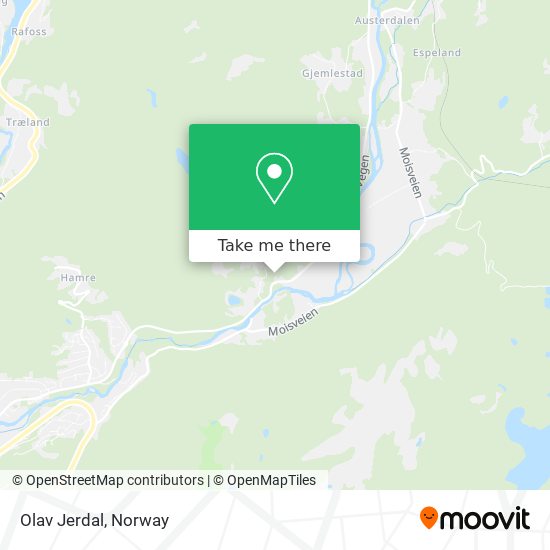 Olav Jerdal map