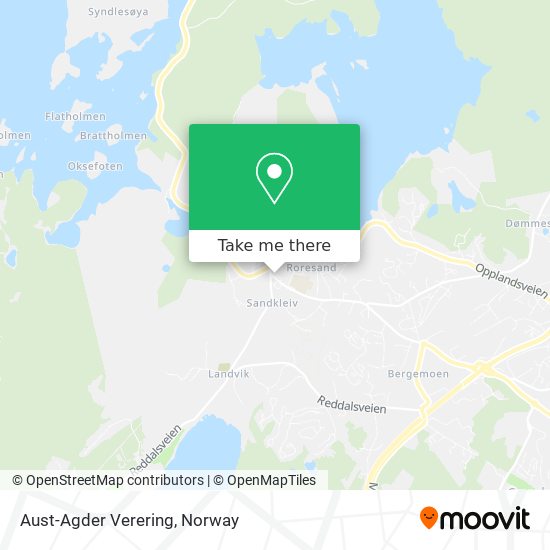 Aust-Agder Verering map