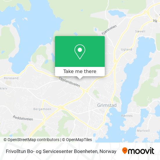 Frivolltun Bo- og Servicesenter Boenheten map