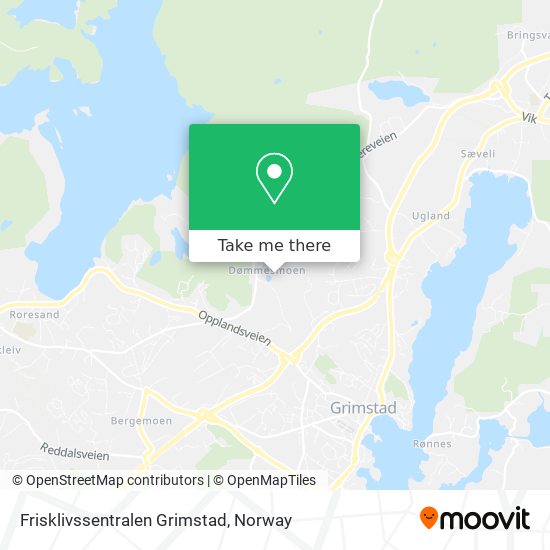 Frisklivssentralen Grimstad map