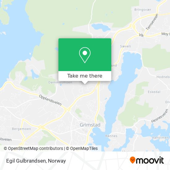 Egil Gulbrandsen map