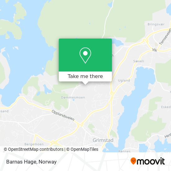 Barnas Hage map