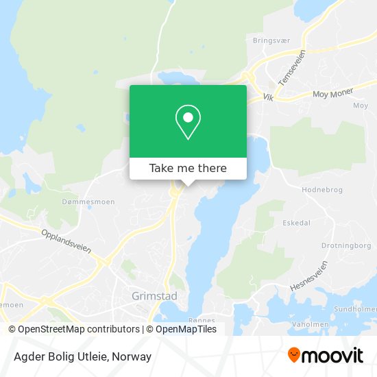 Agder Bolig Utleie map