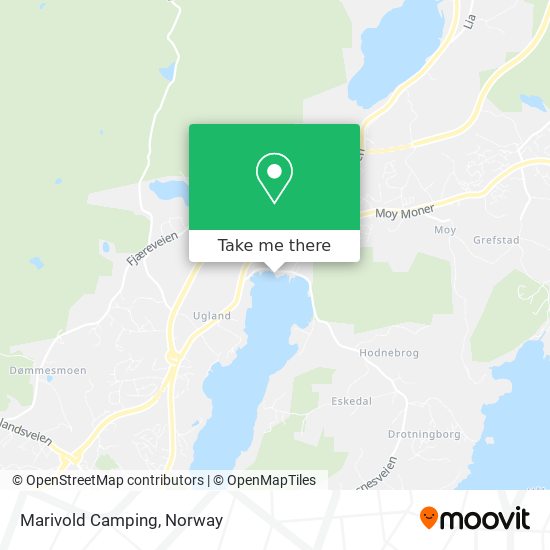 Marivold Camping map