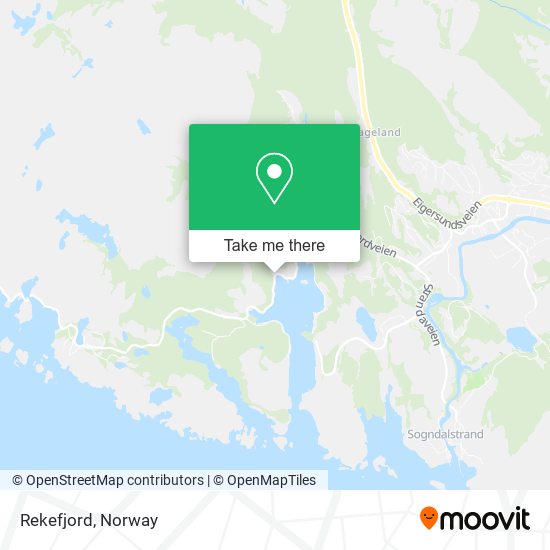 Rekefjord map