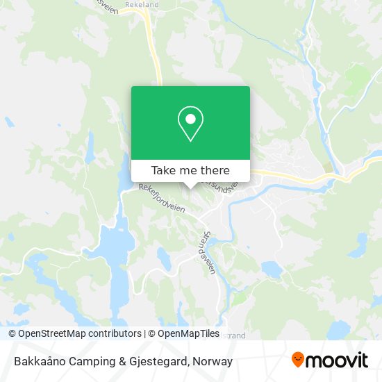 Bakkaåno Camping & Gjestegard map