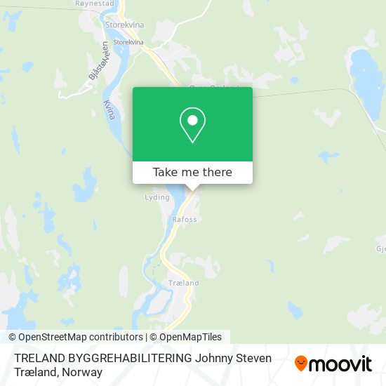 TRELAND BYGGREHABILITERING Johnny Steven Træland map
