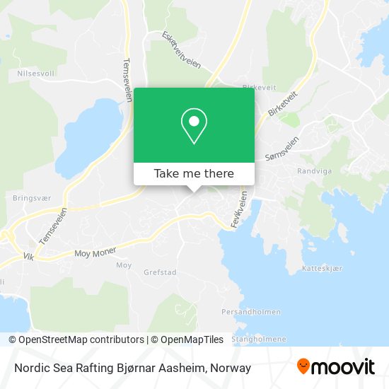 Nordic Sea Rafting Bjørnar Aasheim map