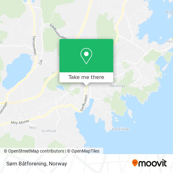 Søm Båtforening map