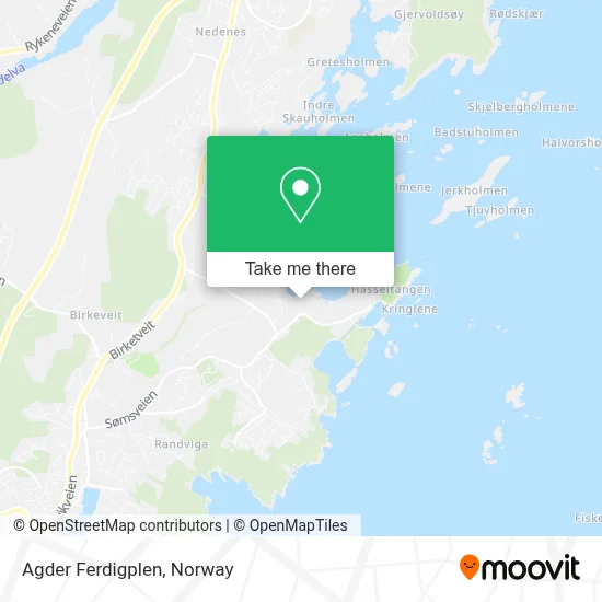 Agder Ferdigplen map