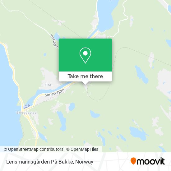 Lensmannsgården På Bakke map