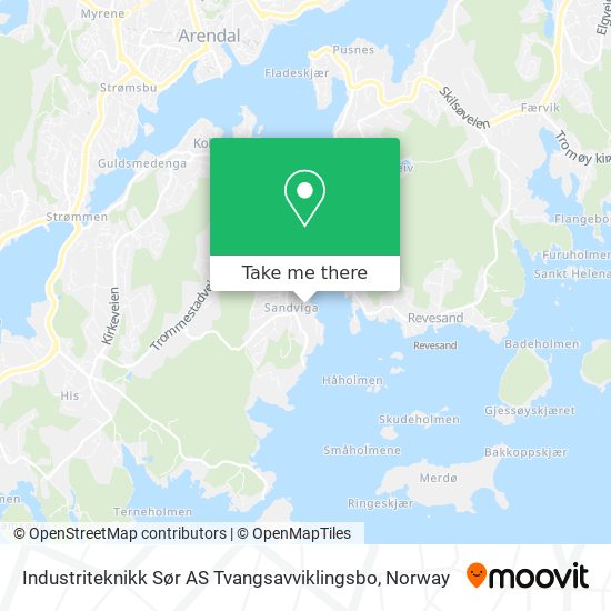 Industriteknikk Sør AS Tvangsavviklingsbo map