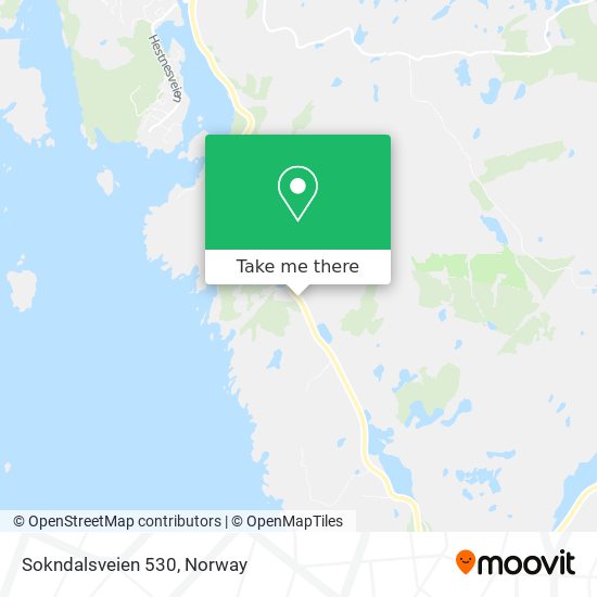 Sokndalsveien 530 map