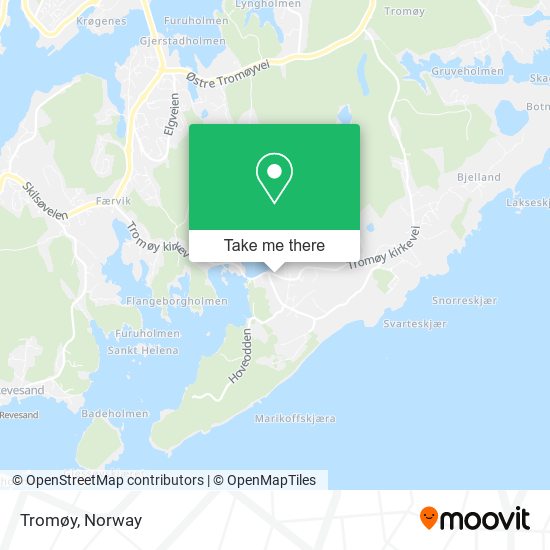 Tromøy map
