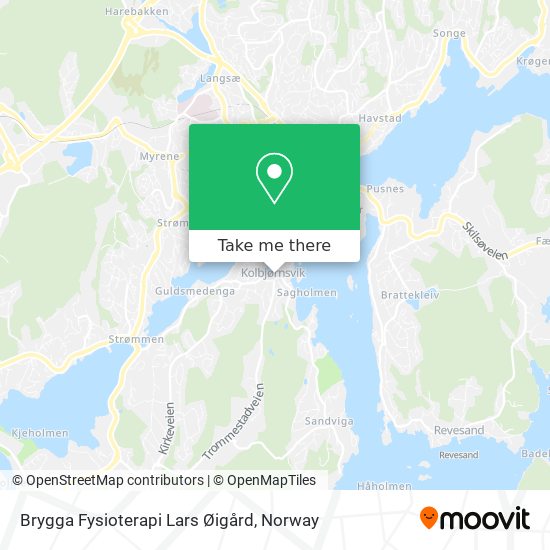 Brygga Fysioterapi Lars Øigård map
