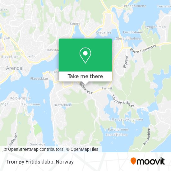 Tromøy Fritidsklubb map