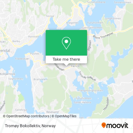 Tromøy Bokollektiv map