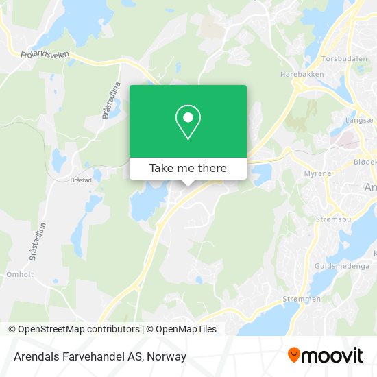 Arendals Farvehandel AS map