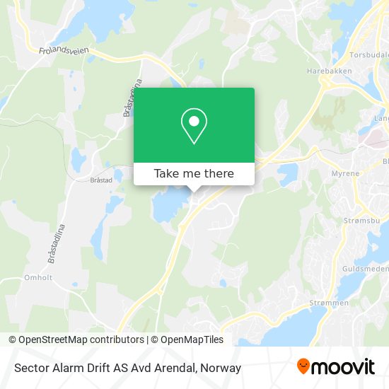 Sector Alarm Drift AS Avd Arendal map