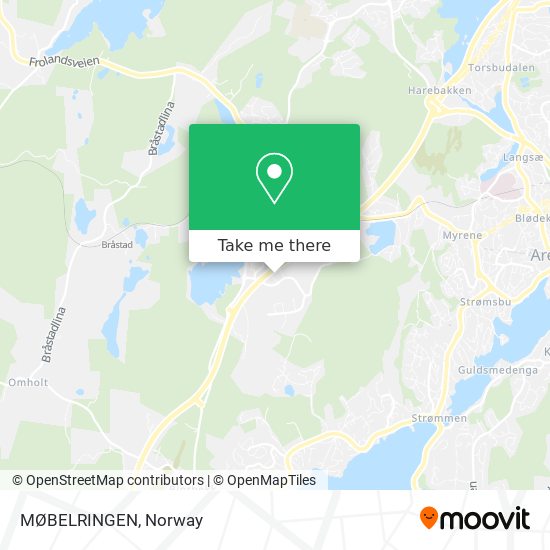 MØBELRINGEN map