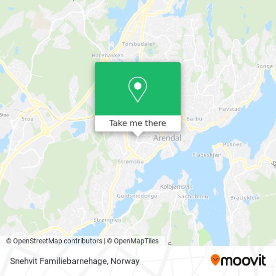 Snehvit Familiebarnehage map