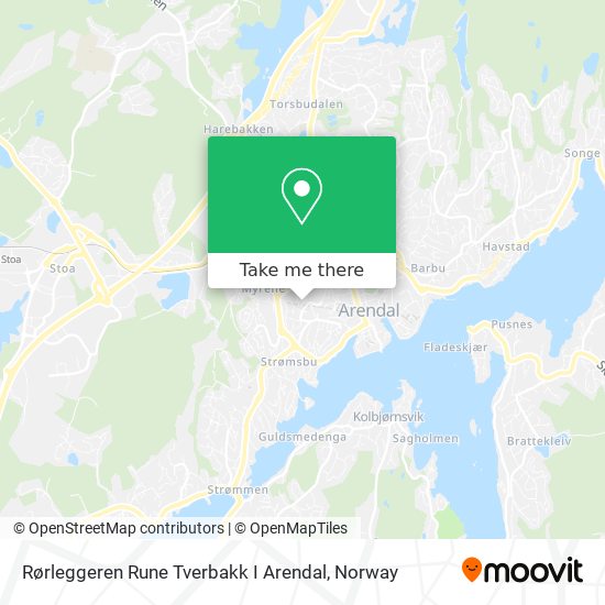 Rørleggeren Rune Tverbakk I Arendal map